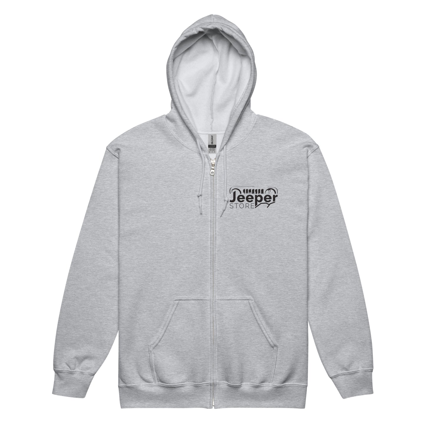 Sweat à capuche épais unisexe à fermeture éclair "Jeeper Store"