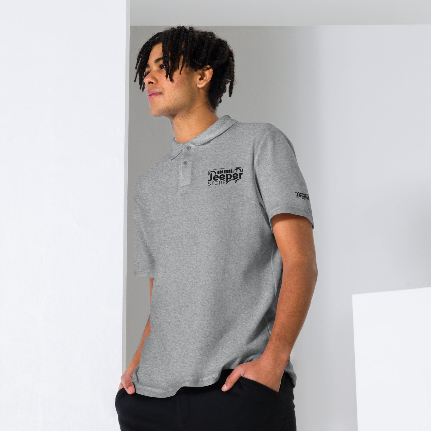 Polo piqué unisexe "Jeeper Store"