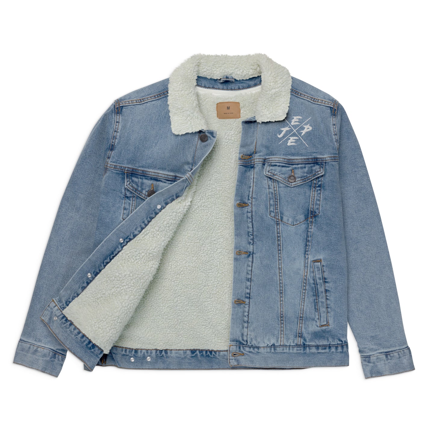 Veste Jeep sherpa en jean unisexe
