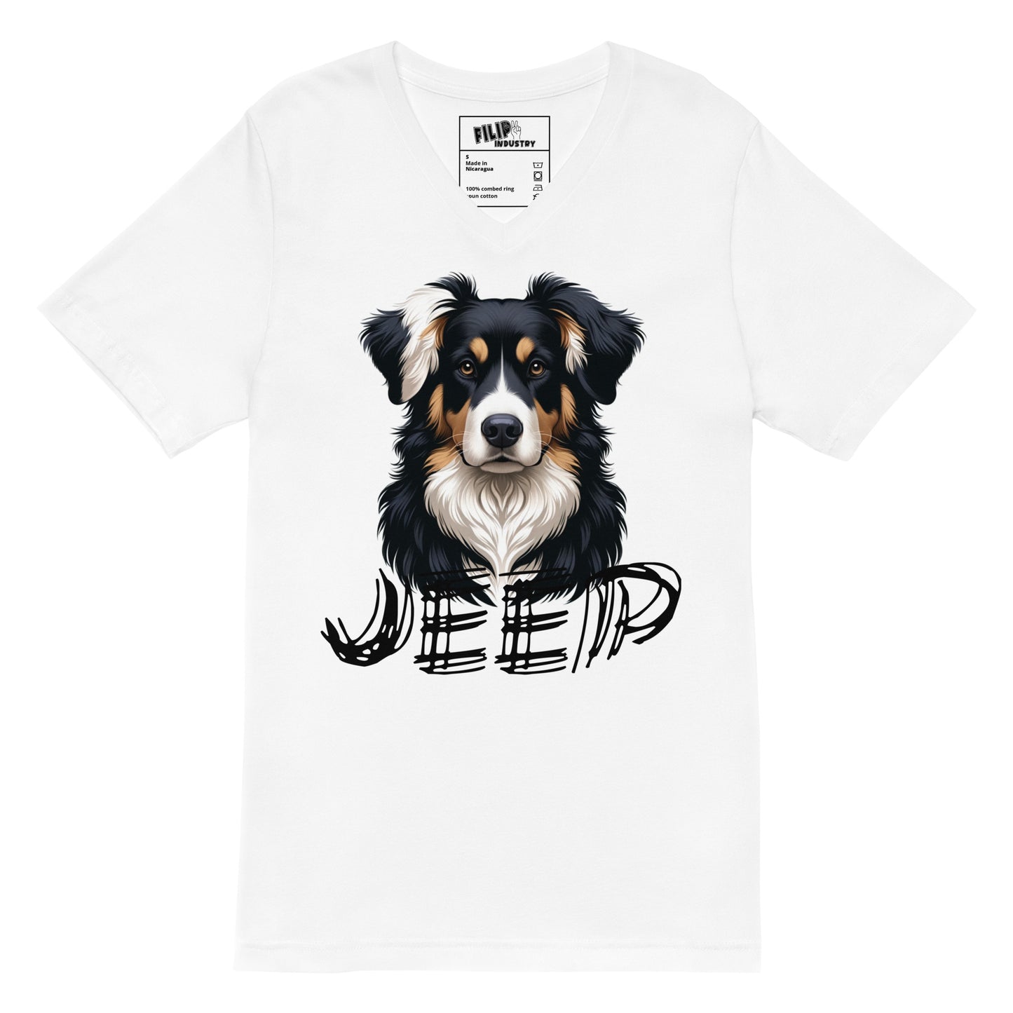 T-shirt Jeep Unisexe à Manches Courtes et Col V