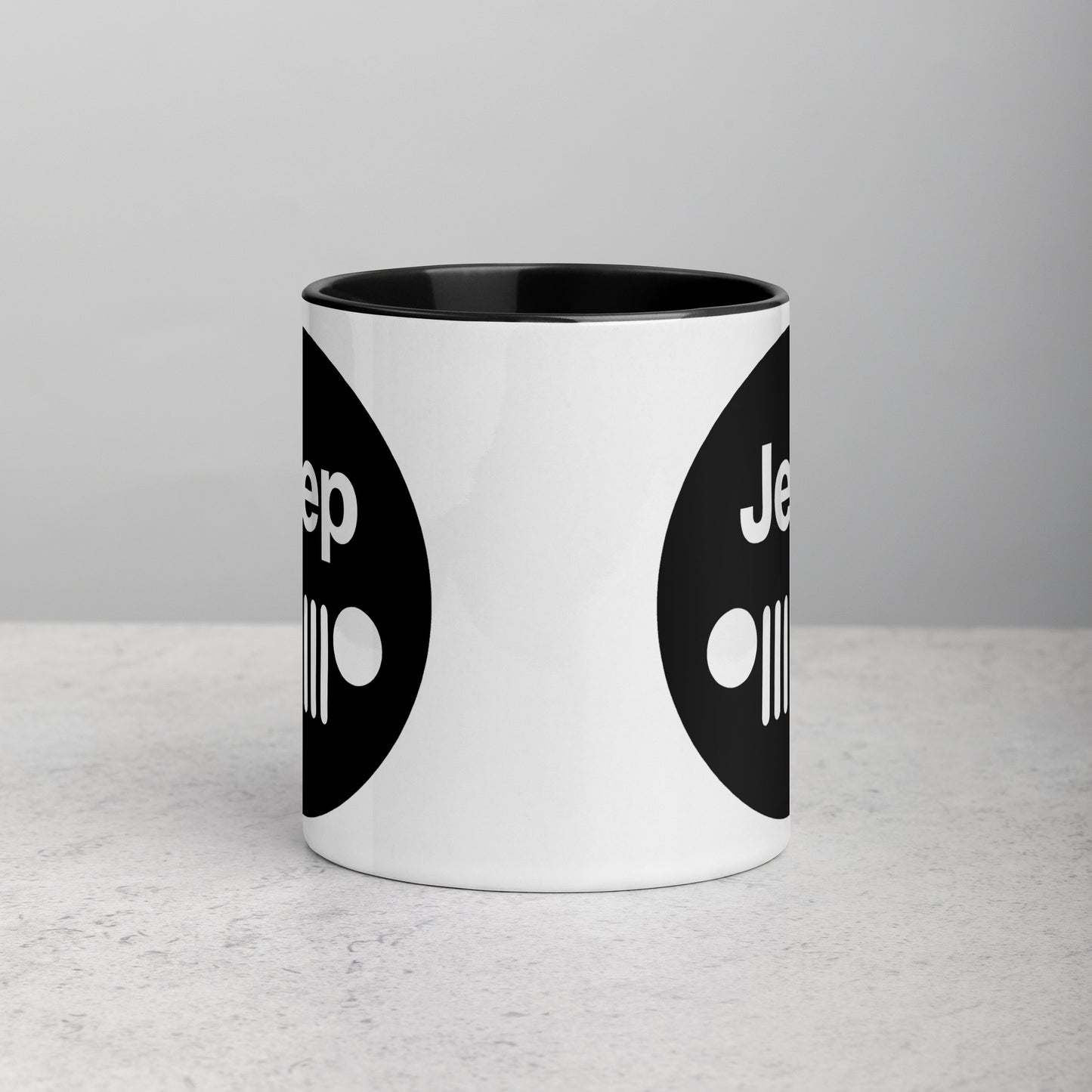 Mug Jeep avec calandre avec Intérieur Coloré