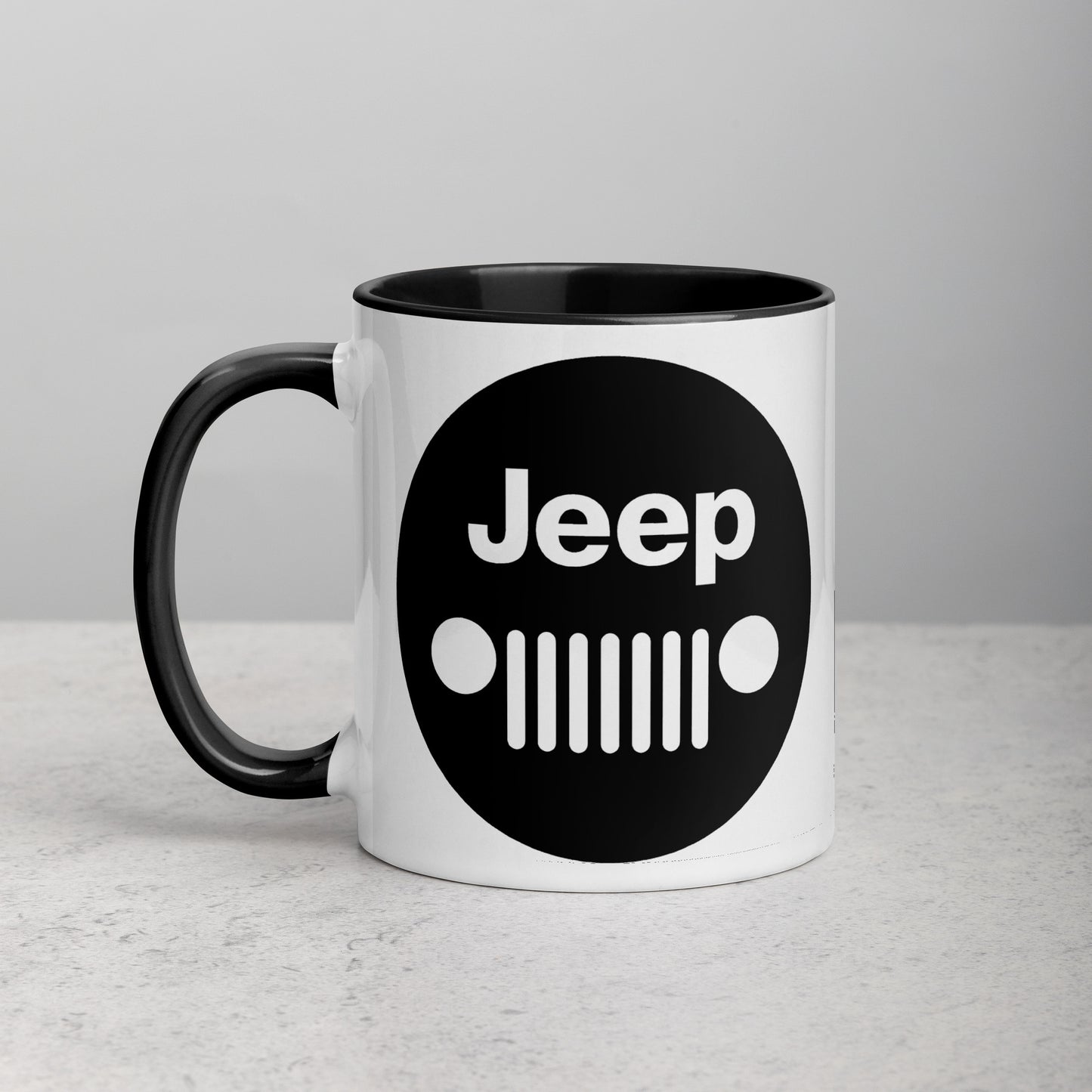 Mug Jeep avec calandre avec Intérieur Coloré
