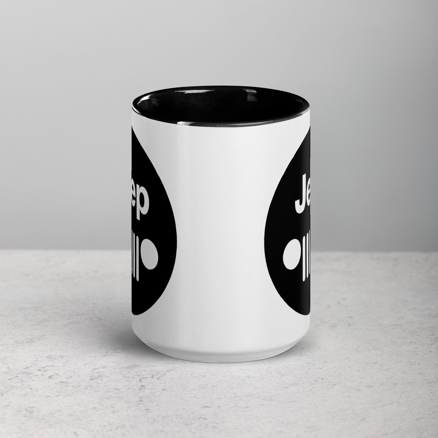 Mug Jeep avec calandre avec Intérieur Coloré