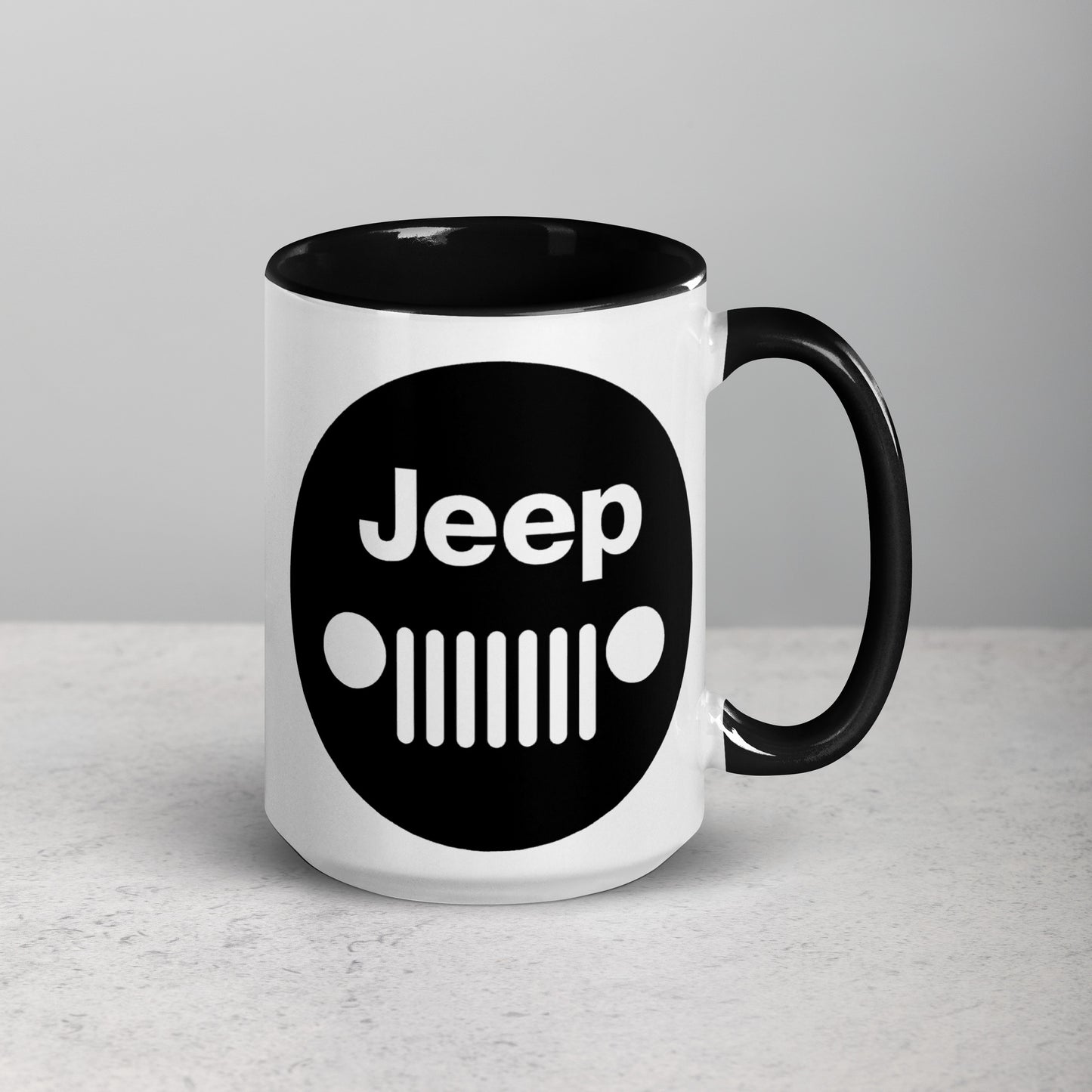 Mug Jeep avec calandre avec Intérieur Coloré