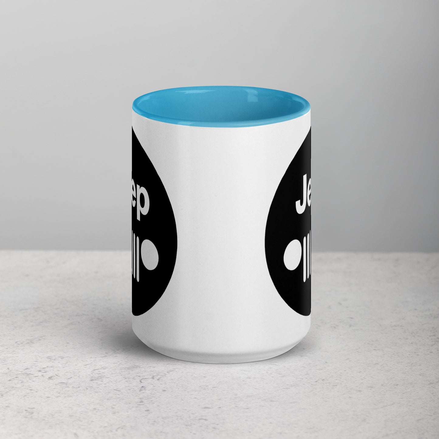 Mug Jeep avec calandre avec Intérieur Coloré
