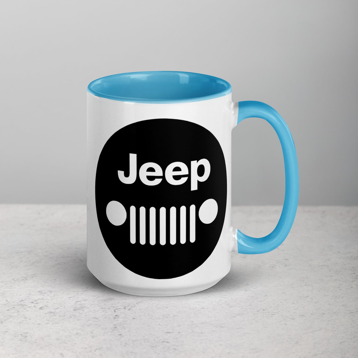 Mug Jeep avec calandre avec Intérieur Coloré