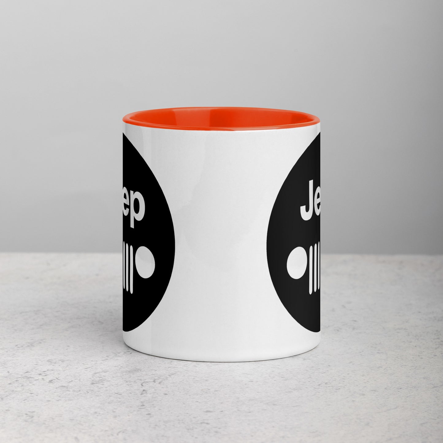 Mug Jeep avec calandre avec Intérieur Coloré
