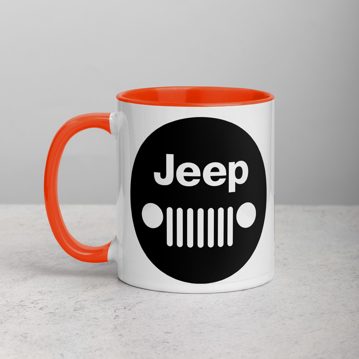 Mug Jeep avec calandre avec Intérieur Coloré