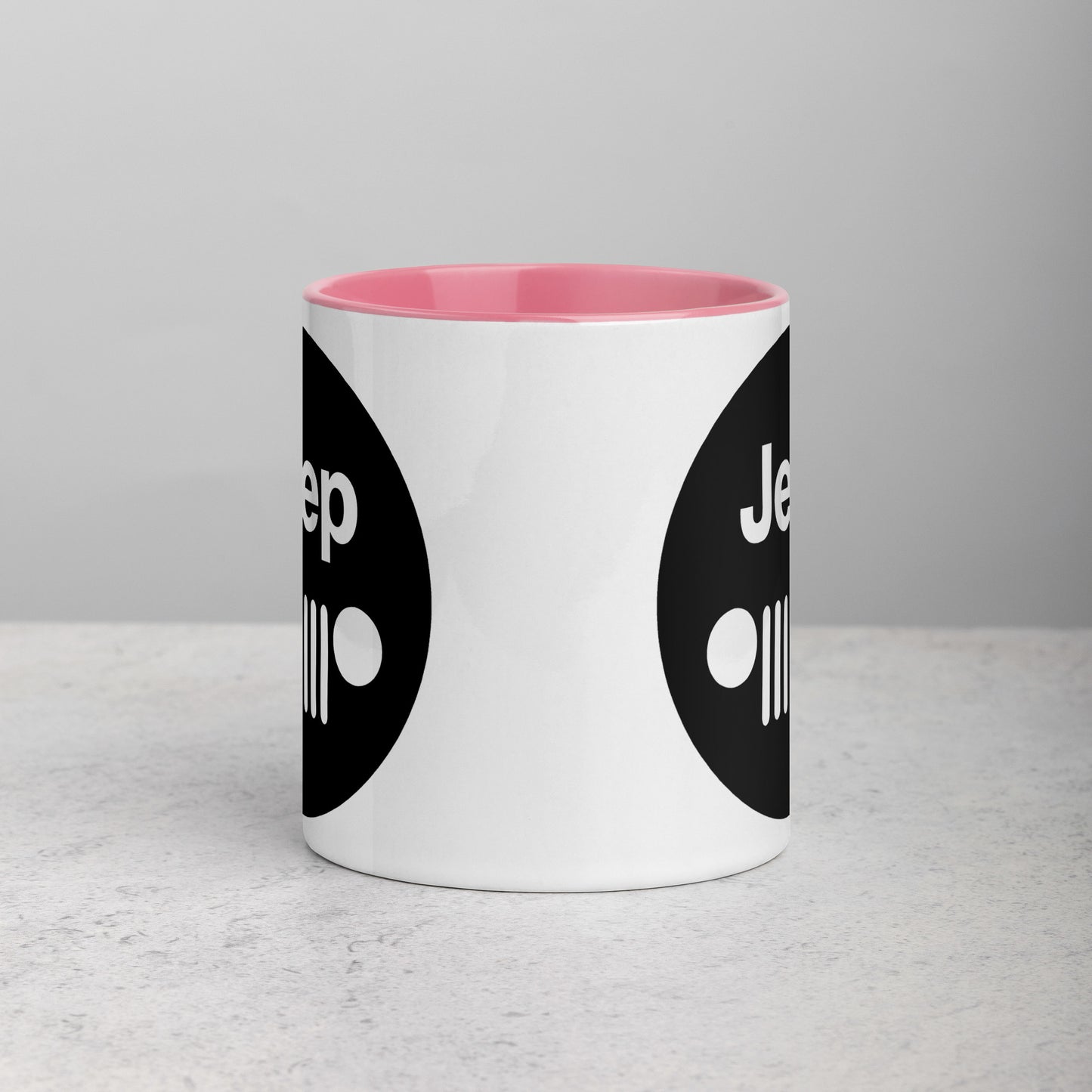 Mug Jeep avec calandre avec Intérieur Coloré