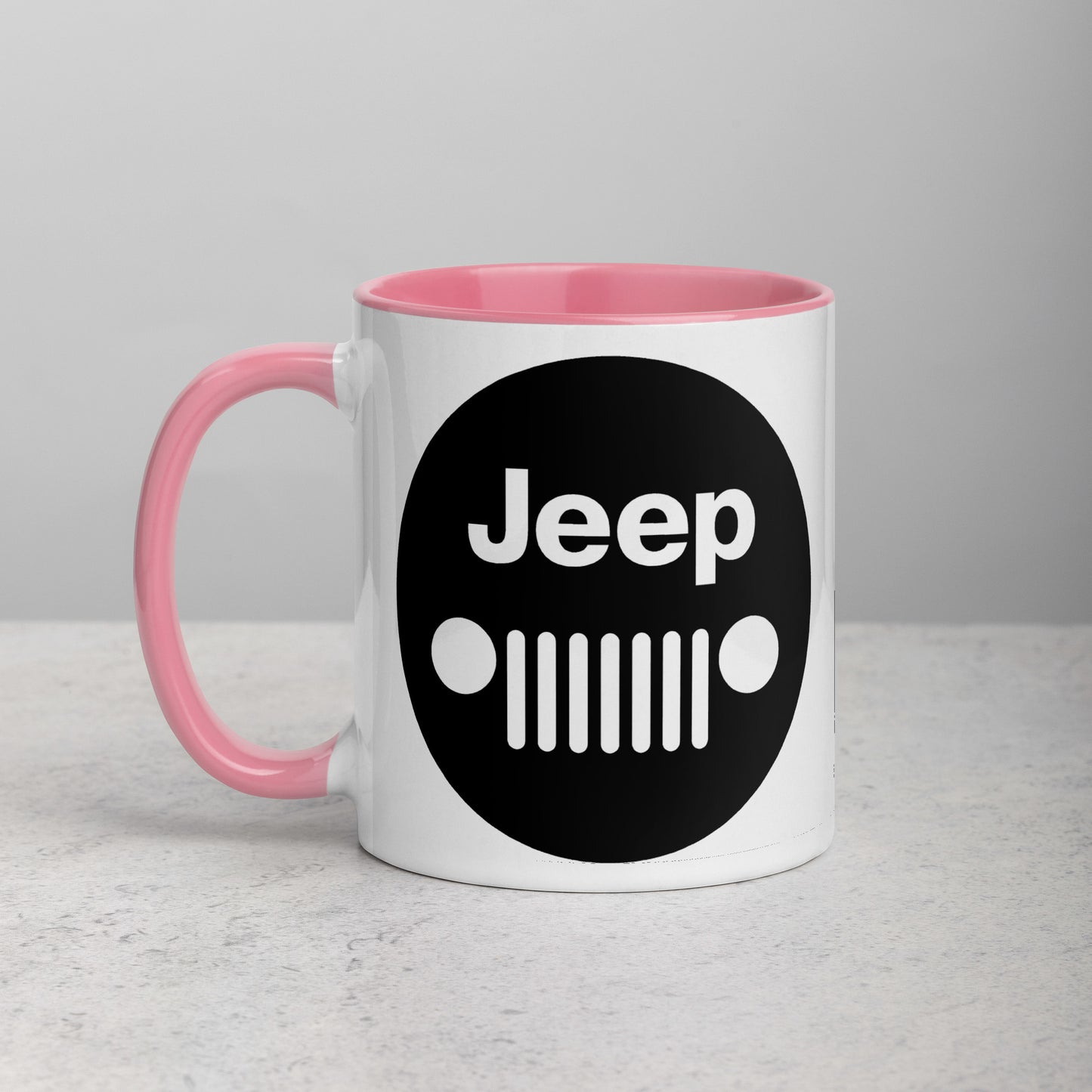 Mug Jeep avec calandre avec Intérieur Coloré