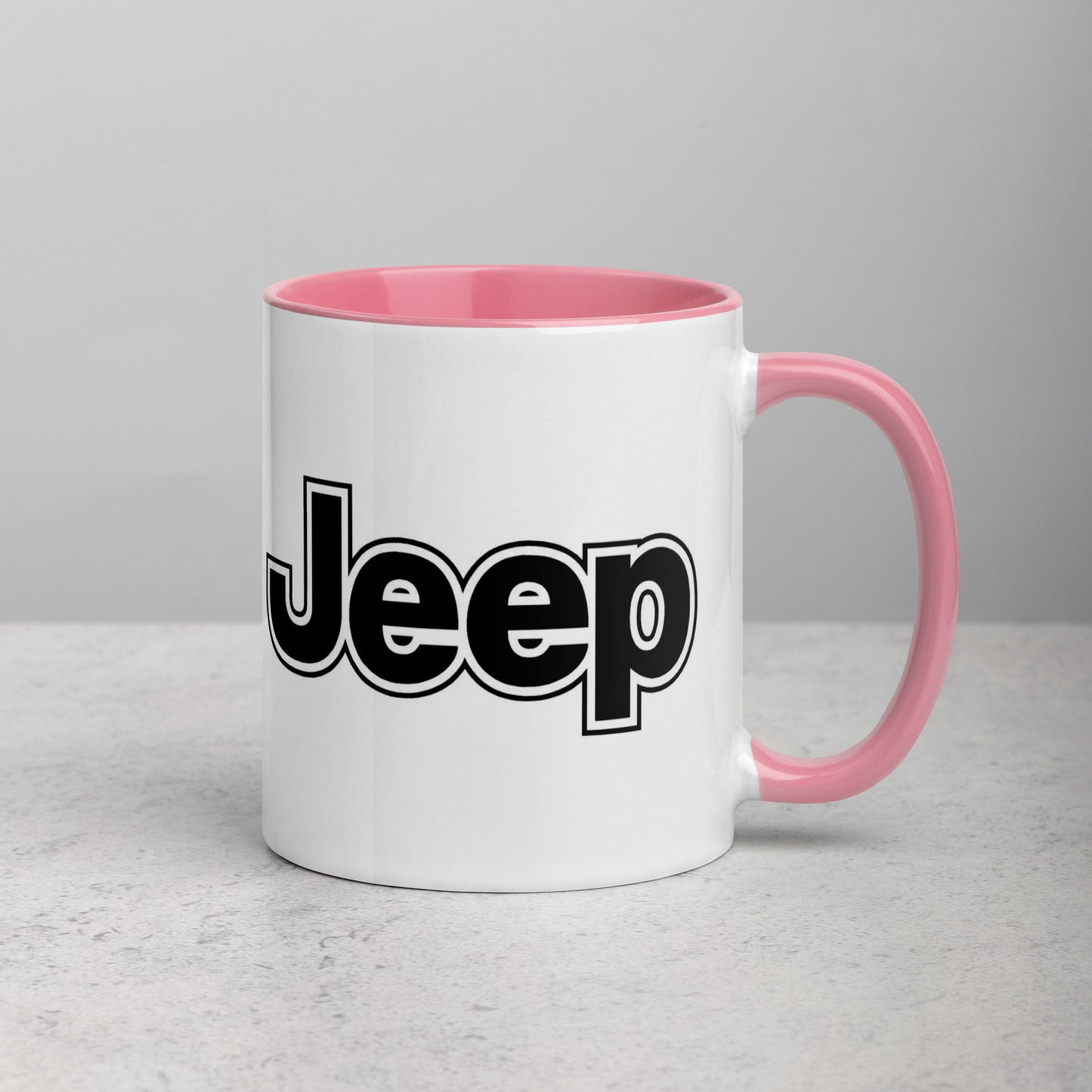 Mug Jeep avec Intérieur Coloré