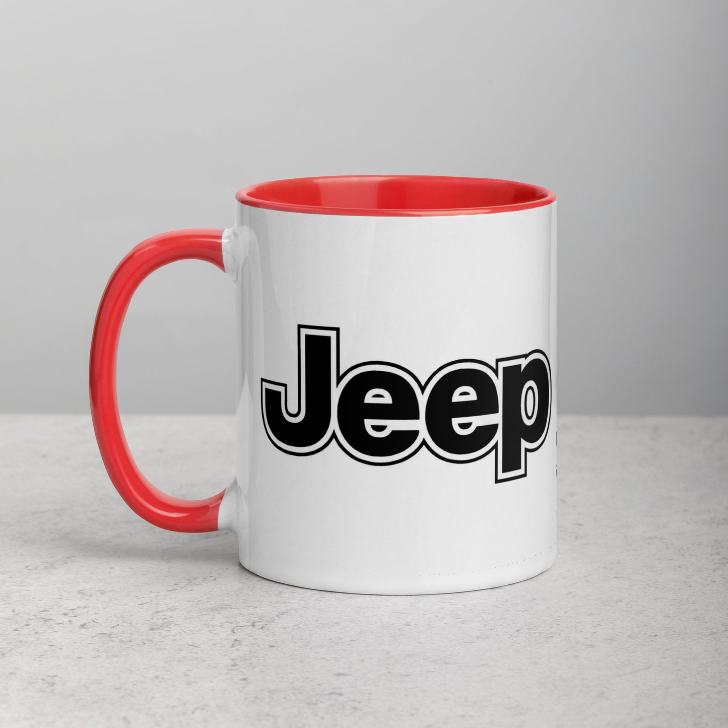Mug Jeep avec Intérieur Coloré