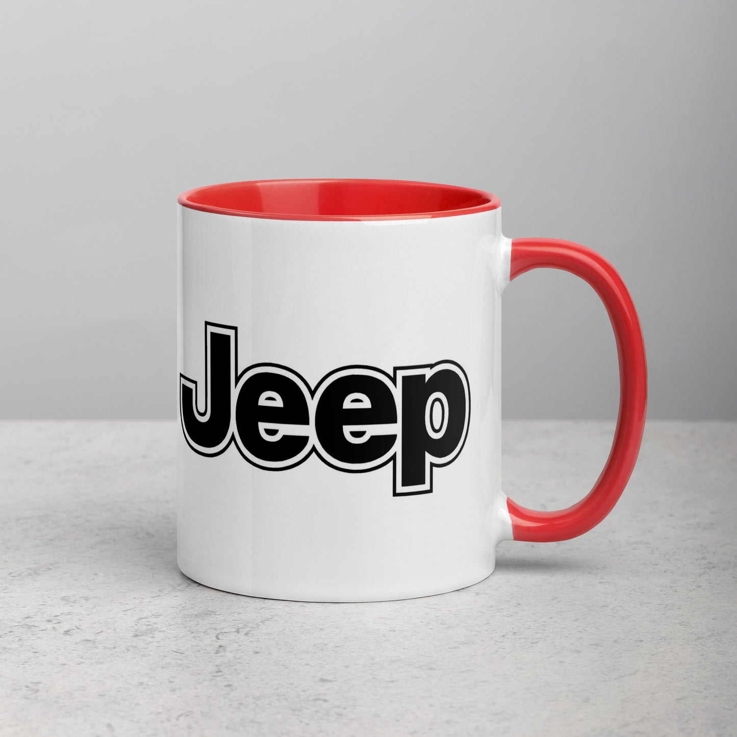Mug Jeep avec Intérieur Coloré