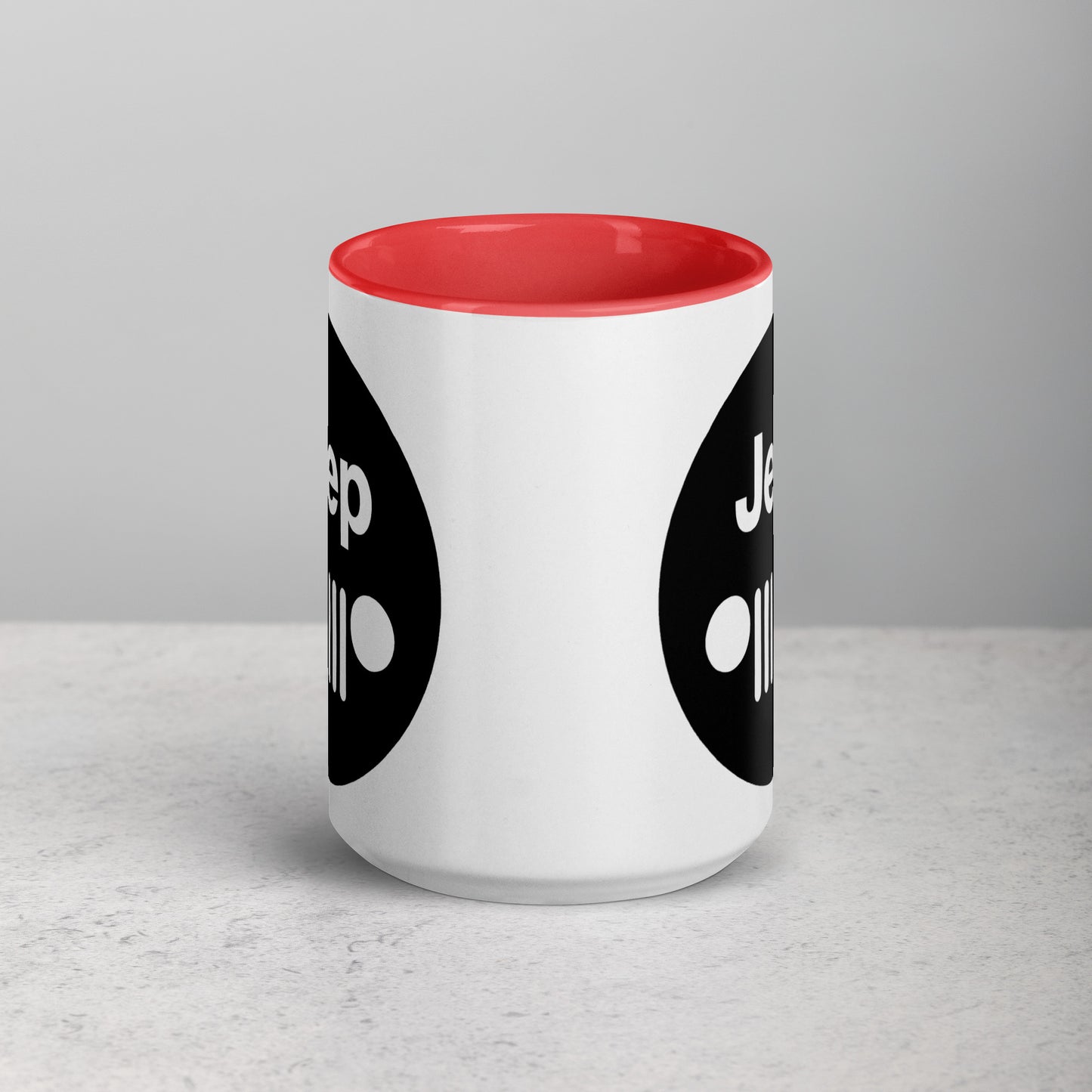 Mug Jeep avec calandre avec Intérieur Coloré