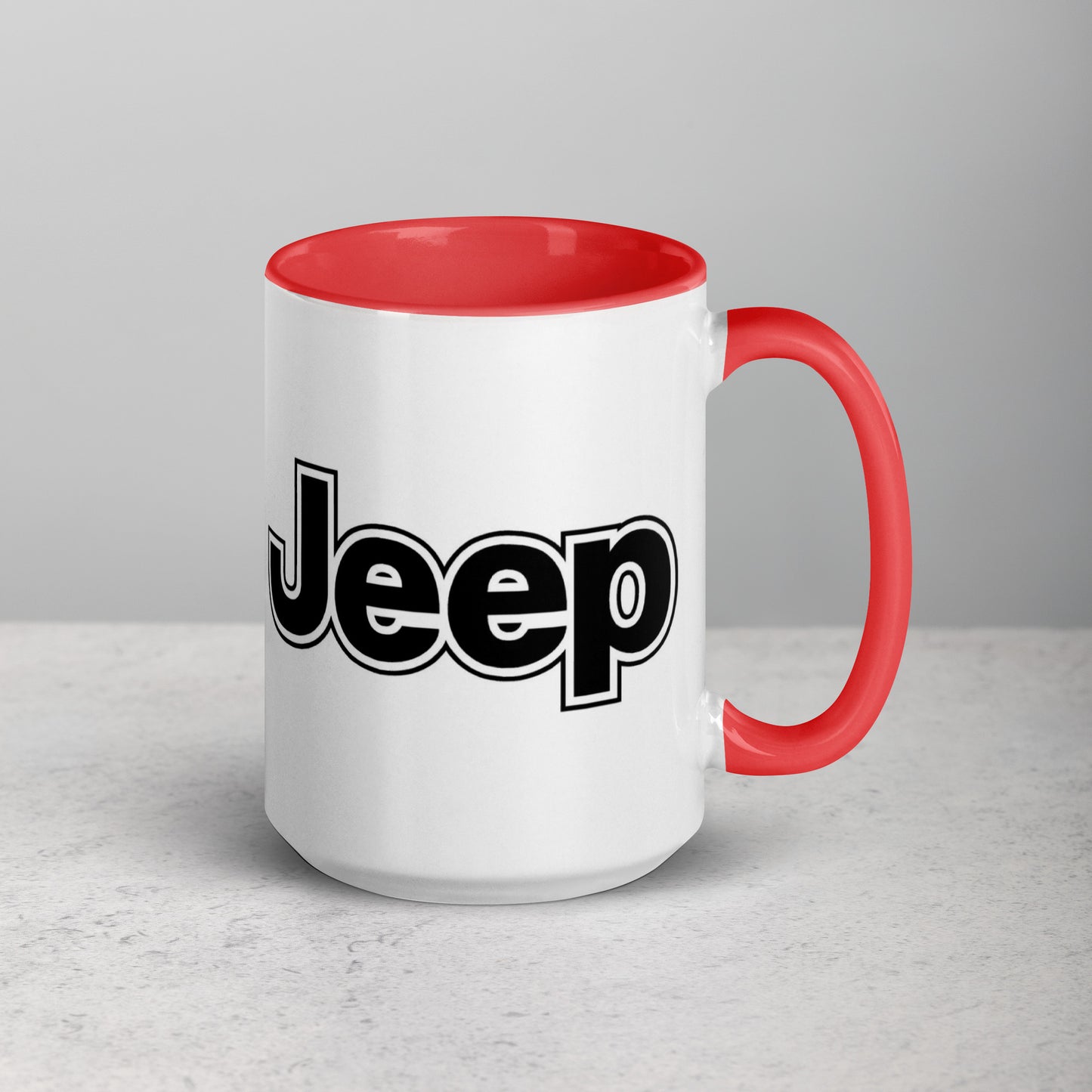 Mug Jeep avec Intérieur Coloré