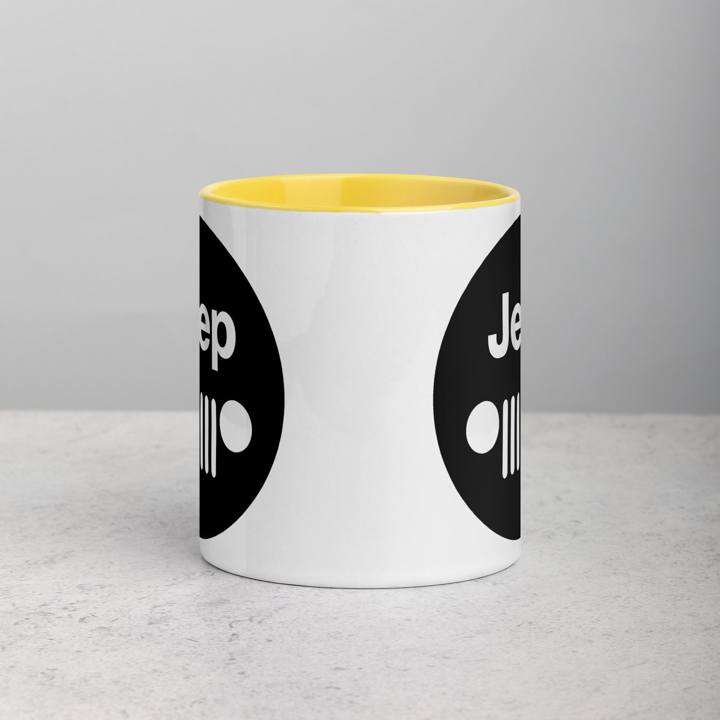 Mug Jeep avec calandre avec Intérieur Coloré