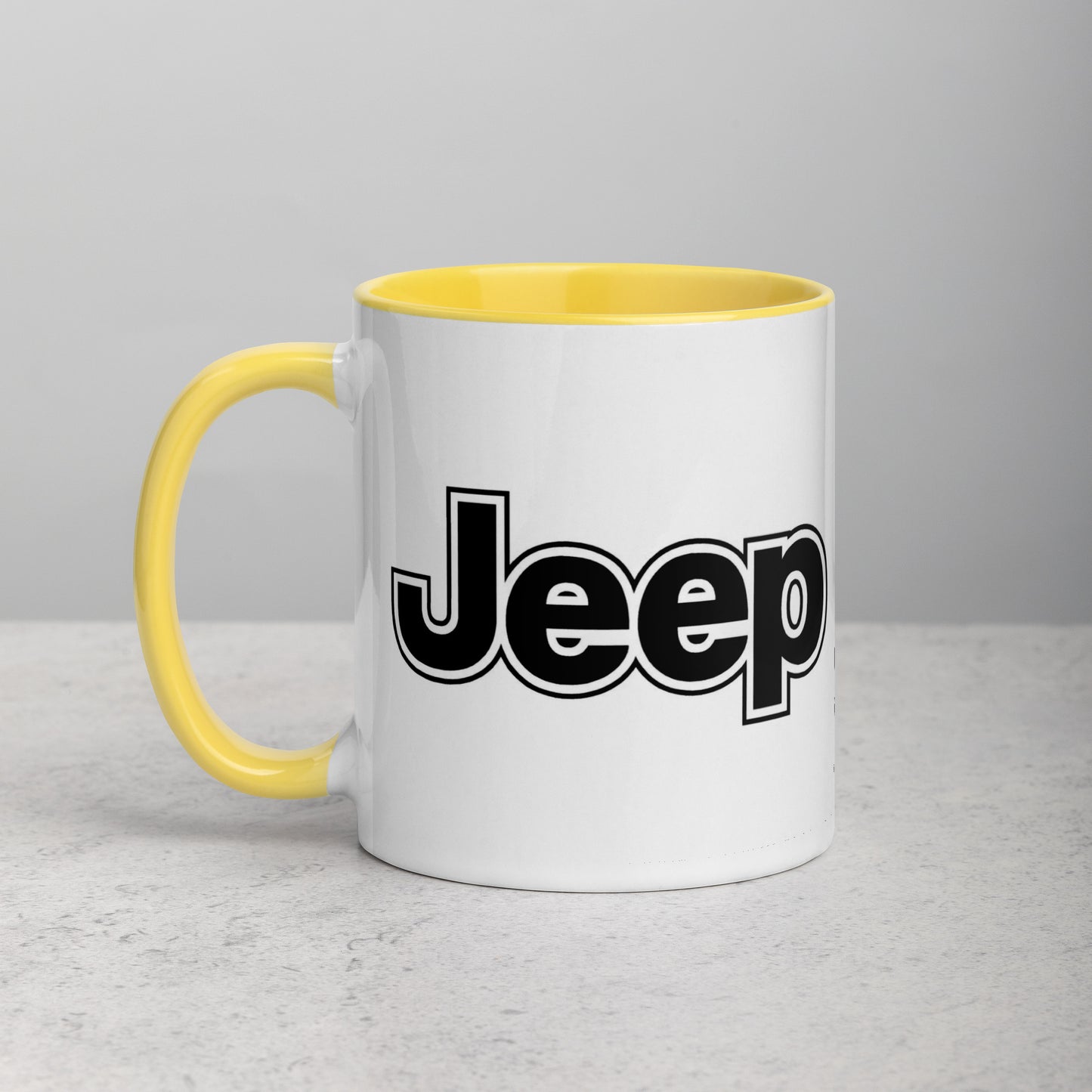 Mug Jeep avec Intérieur Coloré