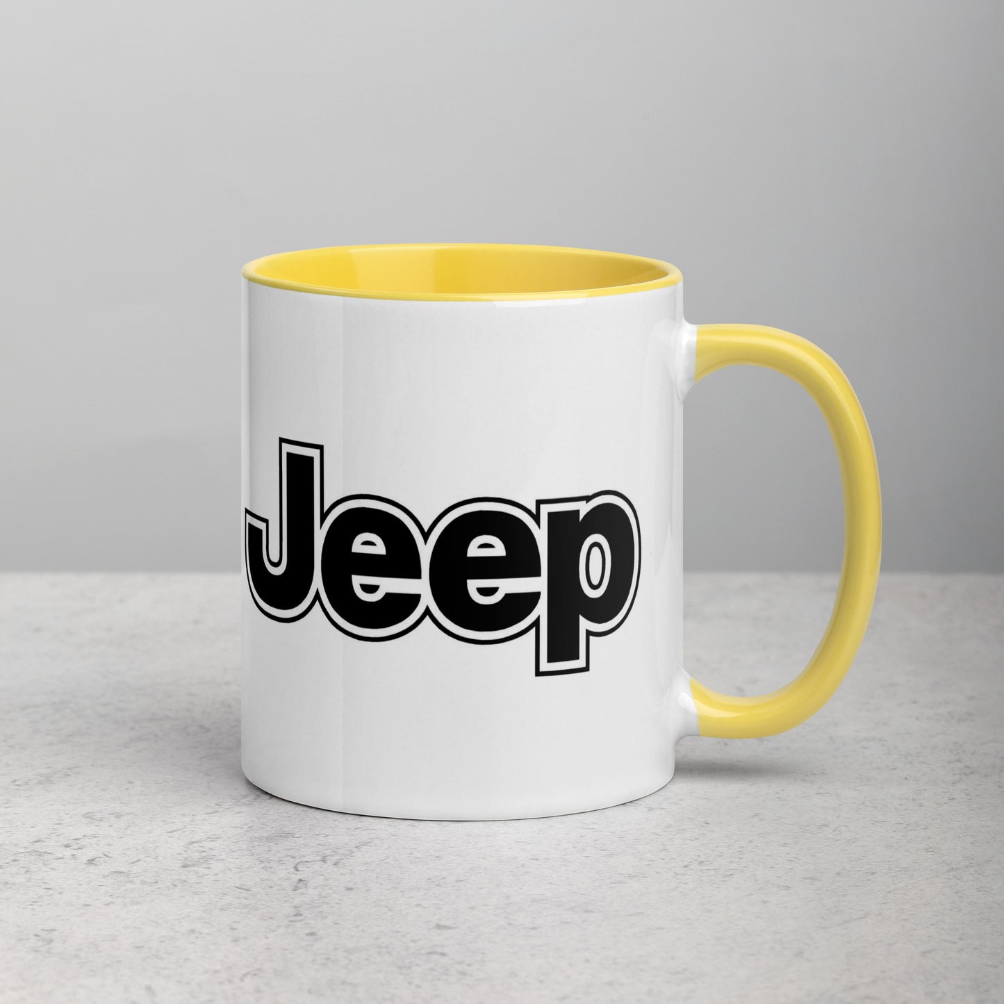 Mug Jeep avec Intérieur Coloré