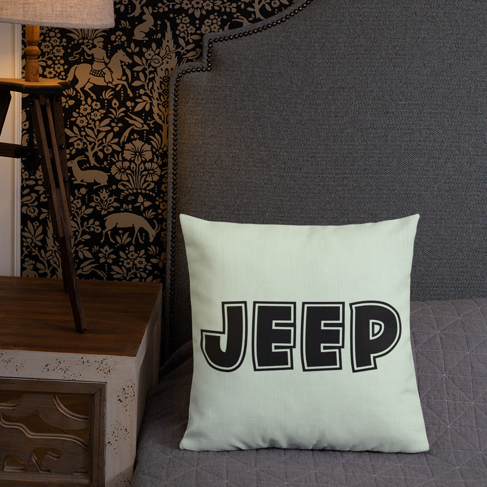 Coussin The Jeep of my life "Haut de Gamme"