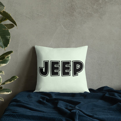 Coussin The Jeep of my life "Haut de Gamme"