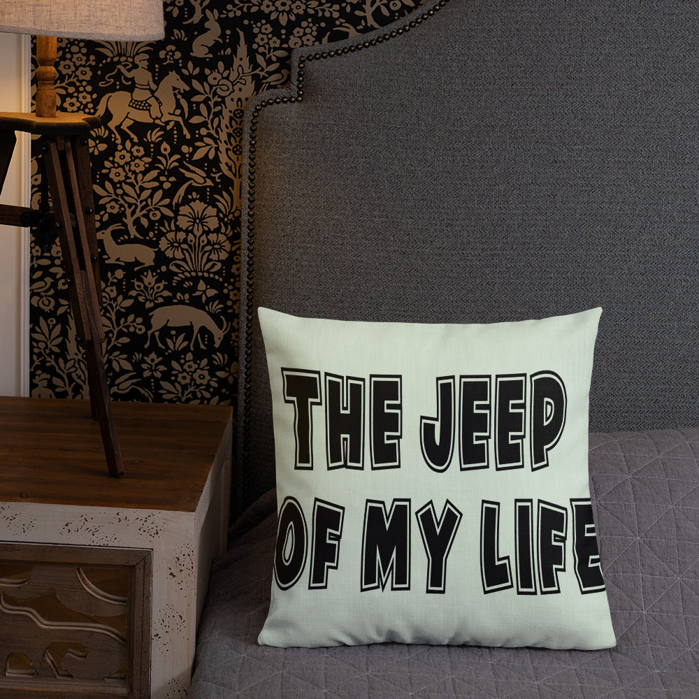 Coussin The Jeep of my life "Haut de Gamme"