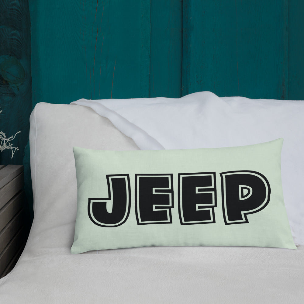 Coussin The Jeep of my life "Haut de Gamme"