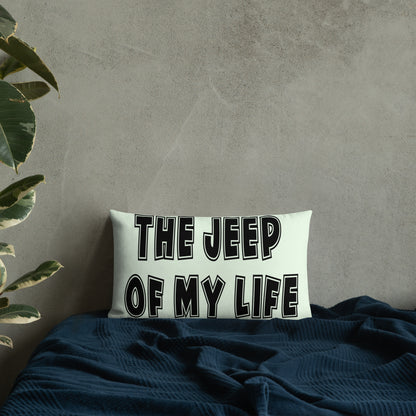 Coussin The Jeep of my life "Haut de Gamme"