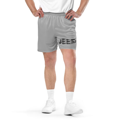 Short Jeep en maille unisexe, couleur gris