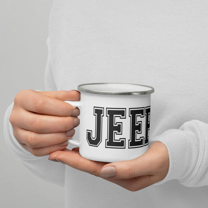 Mug Jeep émaillé