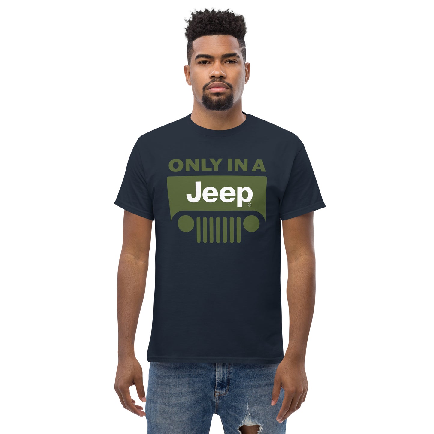 T-shirt avec logo Jeep vert pour homme