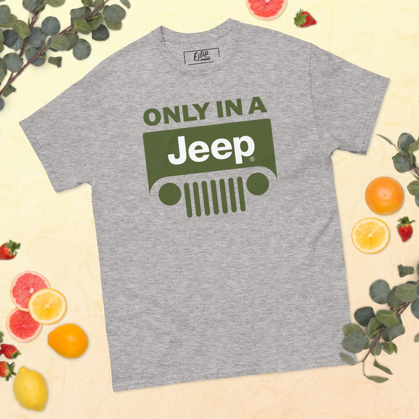 T-shirt avec logo Jeep vert pour homme