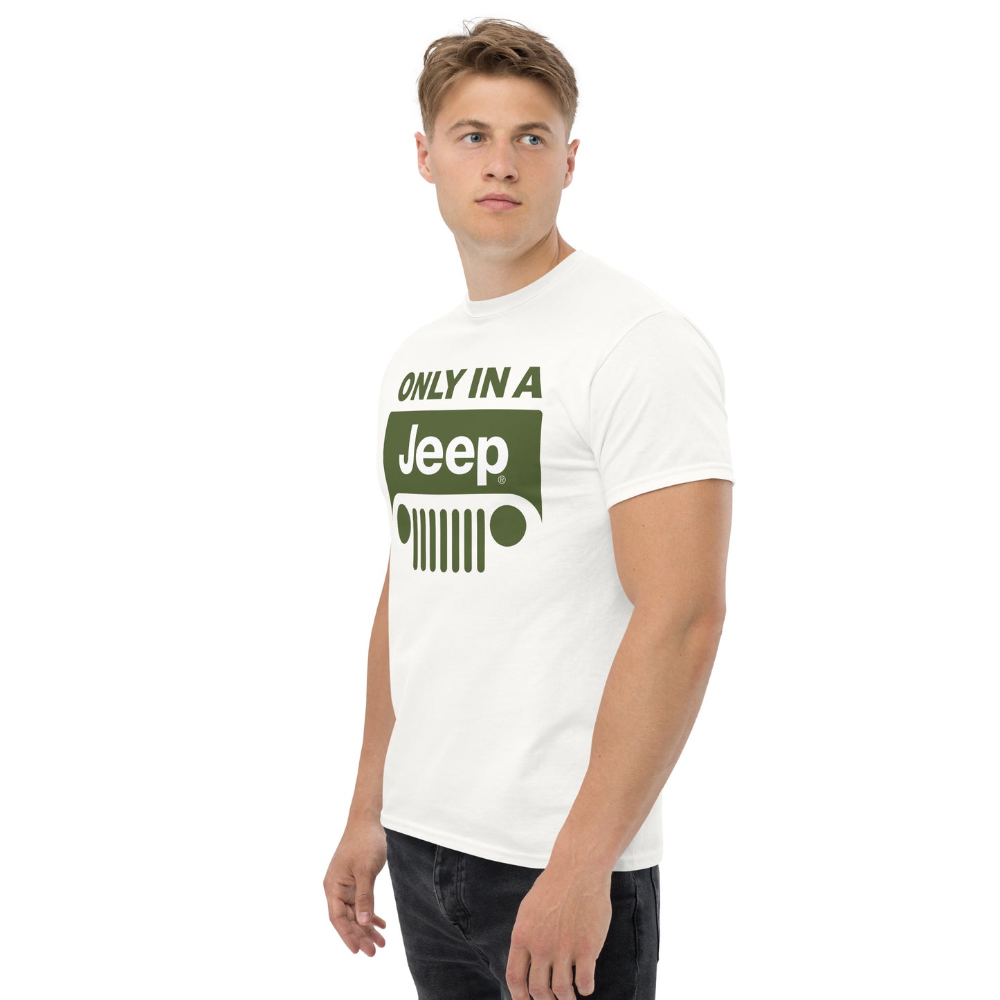 T-shirt avec logo Jeep vert pour homme