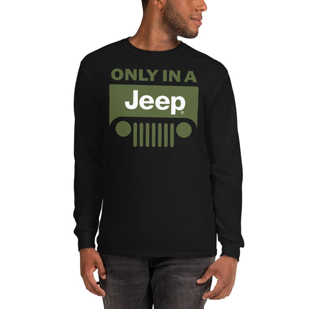 T shirt Jeep avec logo avec manches longues pour homme