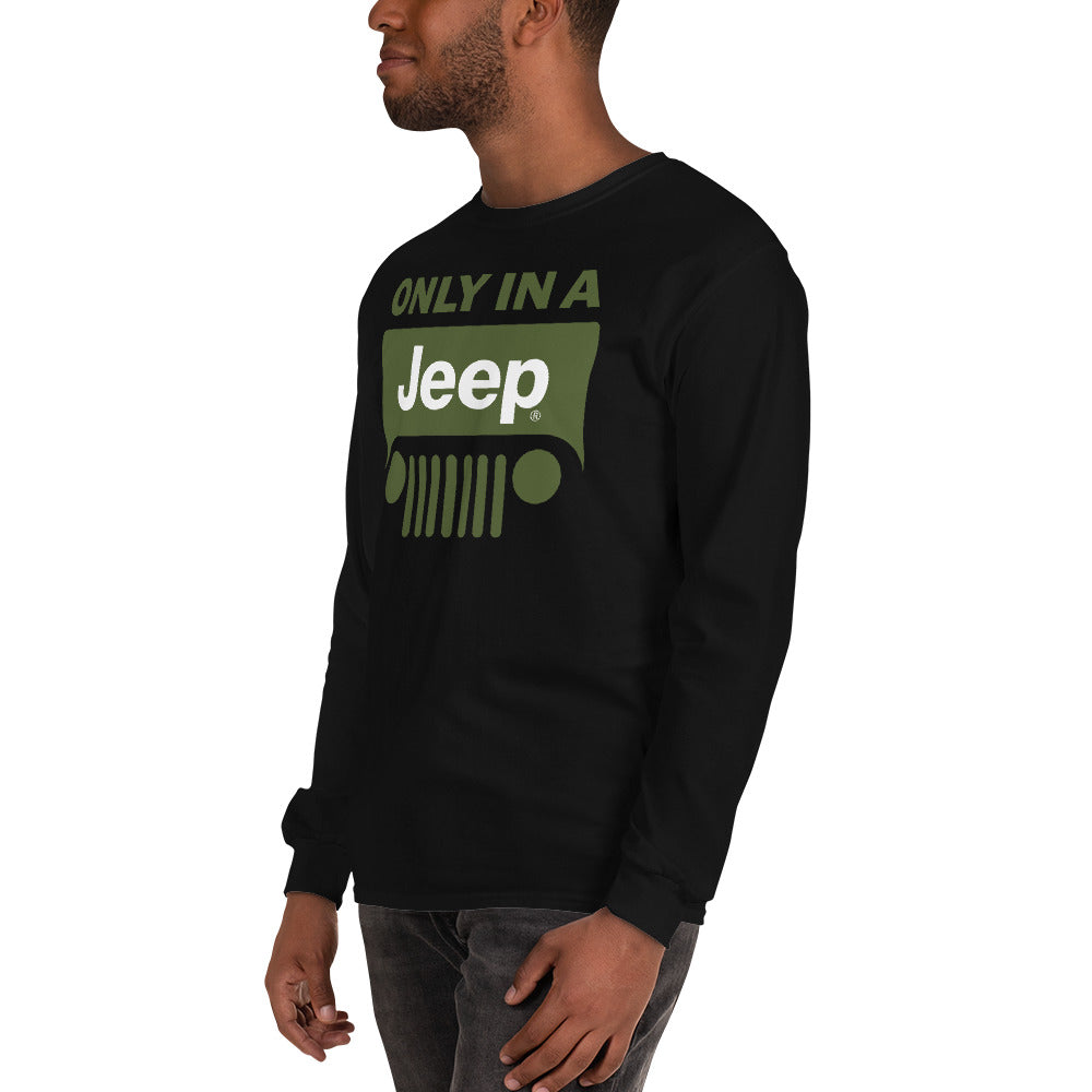 T shirt Jeep avec logo avec manches longues pour homme