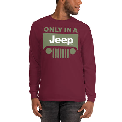 T-shirt Jeep avec logo avec manches longues pour homme