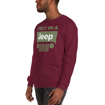 T-shirt Jeep avec logo avec manches longues pour homme