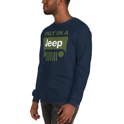 T-shirt Jeep avec logo avec manches longues pour homme