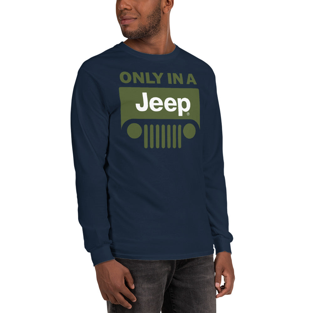 T-shirt Jeep avec logo avec manches longues pour homme