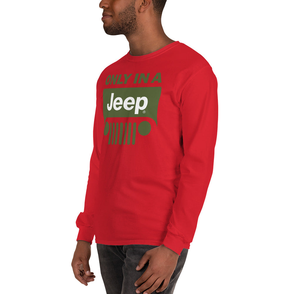 T-shirt Jeep avec logo avec manches longues pour homme