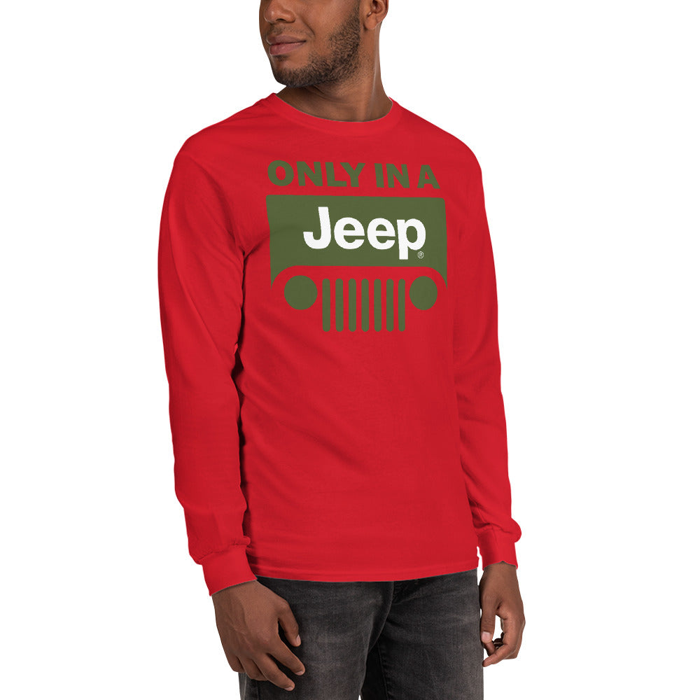 T shirt Jeep avec logo avec manches longues pour homme