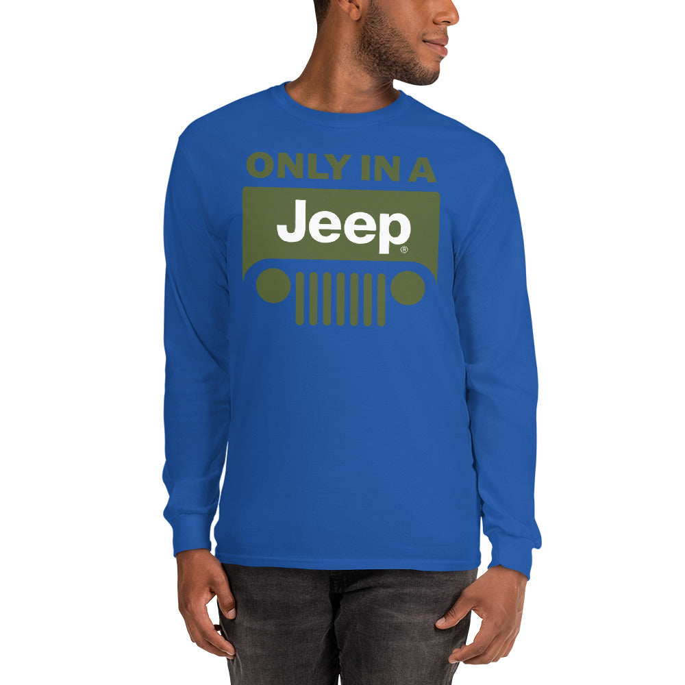 T-shirt Jeep avec logo avec manches longues pour homme