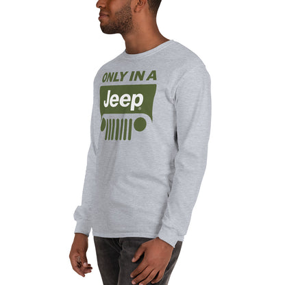 T-shirt Jeep avec logo avec manches longues pour homme