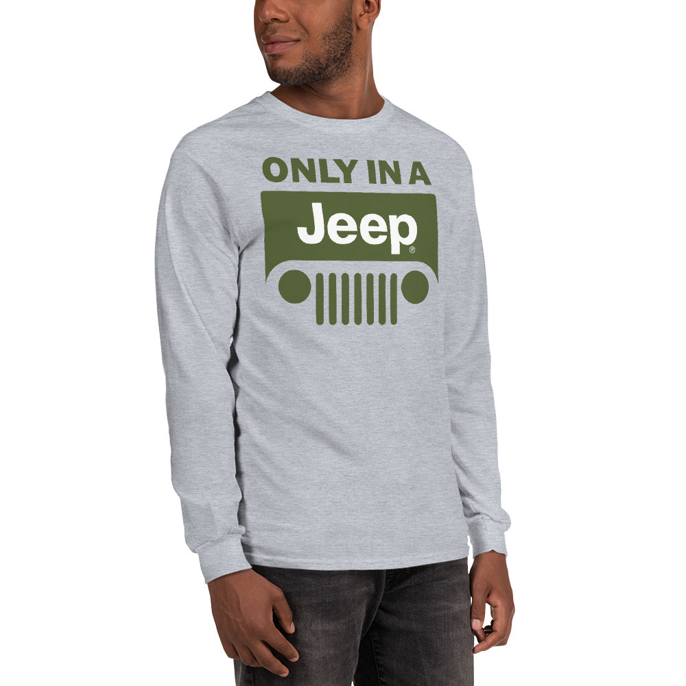 T-shirt Jeep avec logo avec manches longues pour homme