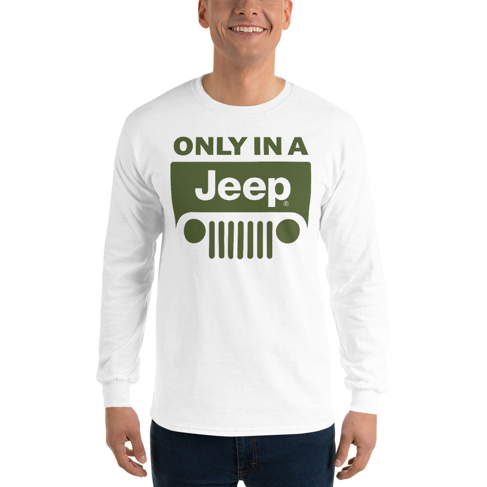 T-shirt Jeep avec logo avec manches longues pour homme