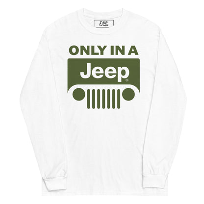 T-shirt Jeep avec logo avec manches longues pour homme