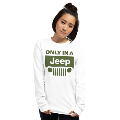 T-shirt Jeep avec logo avec manches longues pour homme