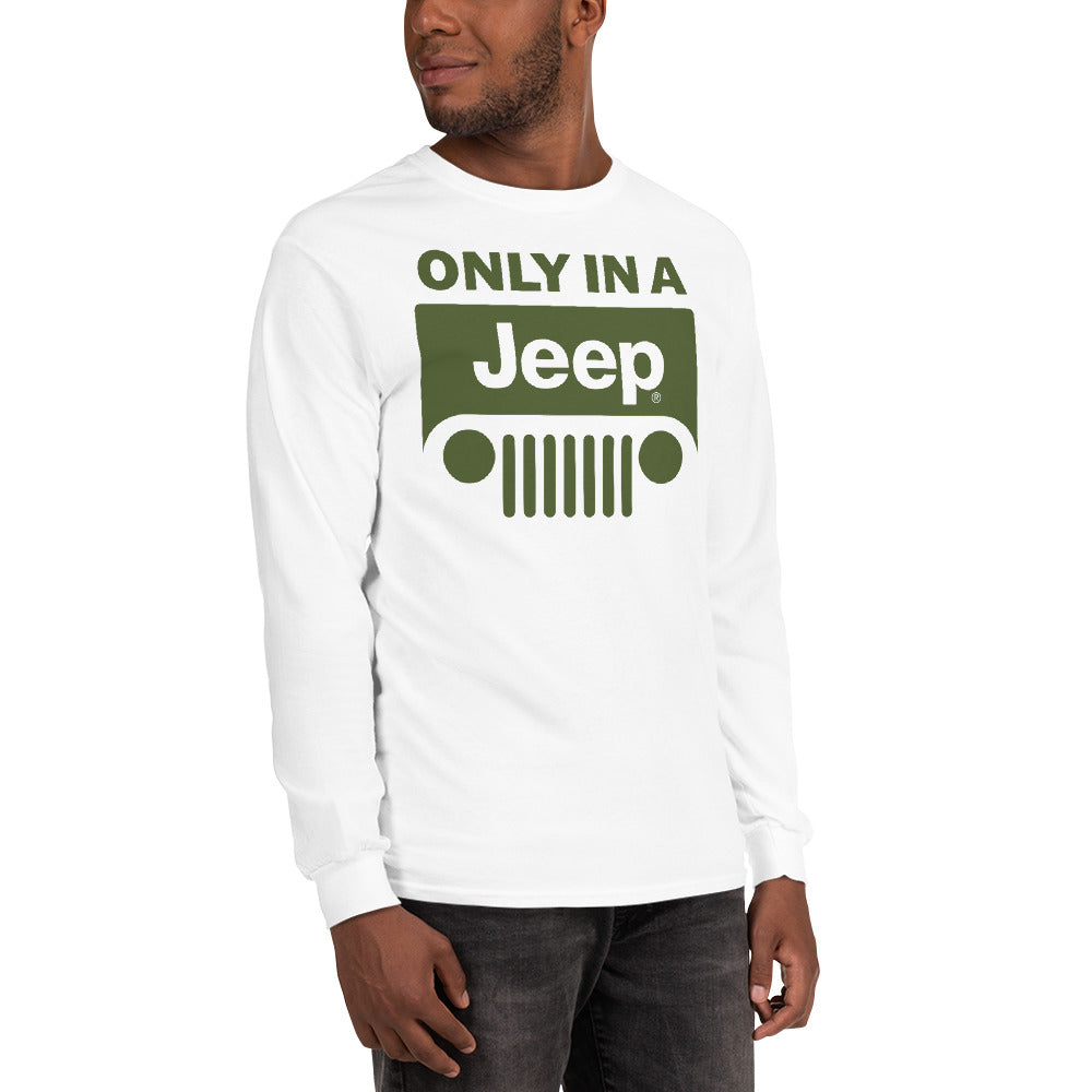 T shirt Jeep avec logo avec manches longues pour homme