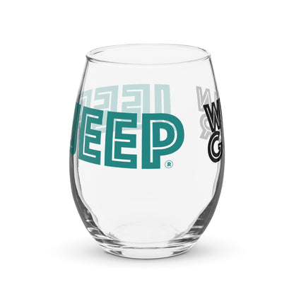 Verre à vin sans pied Jeep Wrangler