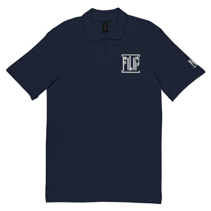 Polo piqué unisexe "Filip" bleu marine