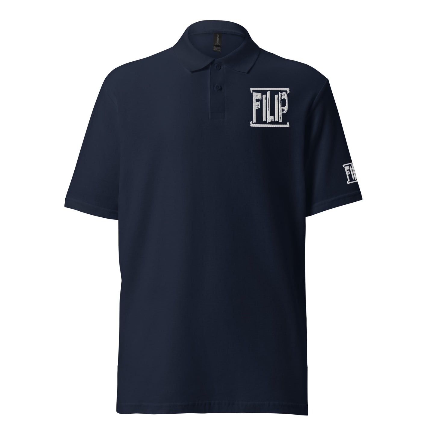 Polo piqué unisexe "Filip" bleu marine